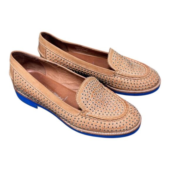 Jeffrey Campbell Dorm Stud Leather Loafers -  Size 10 - Picture 1 of 7